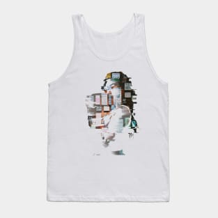 Boxing gloves and beautiful woman Tank Top